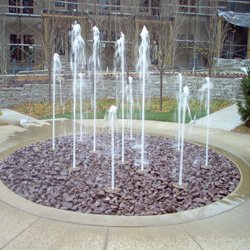 Broken Stone Interactive Water Feature