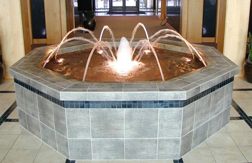 Interior Fountain - Granite Waterwall, Pool Fountain, Rock Waterwall 
