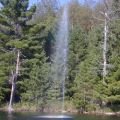 Lake Fountain with column spray